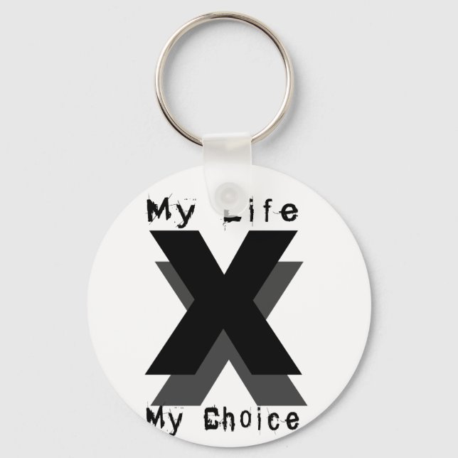my life my choice keychain (Front)