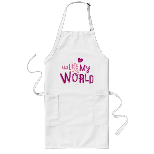 My Life My World 2 Long Apron (Front)