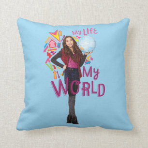 My Life My World Throw Pillow