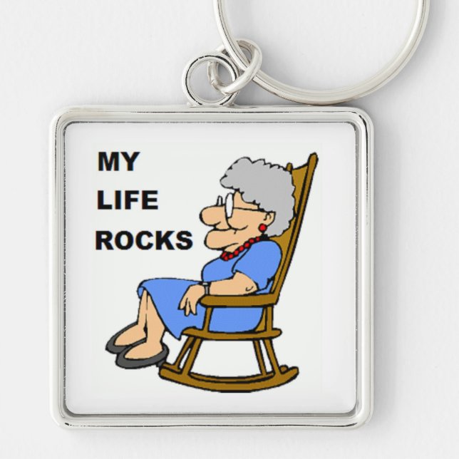 MY LIFE ROCKS KEYCHAIN (Front)