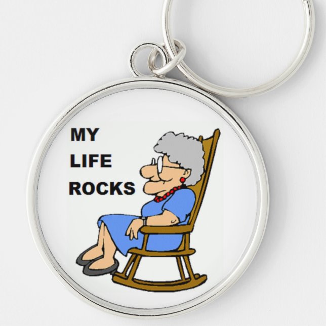 MY LIFE ROCKS KEYCHAIN (Front)