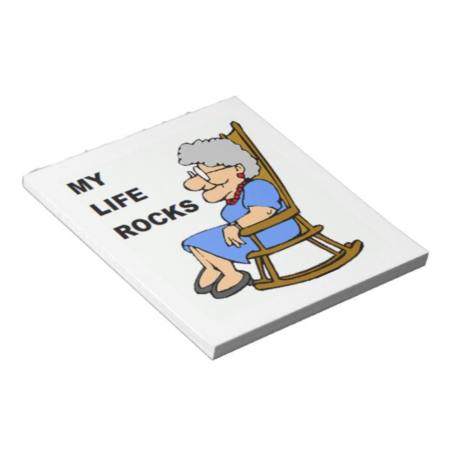 MY LIFE ROCKS NOTEPAD (Angled)