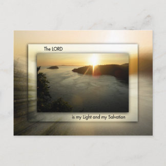 My Light and My Salvation Postcard