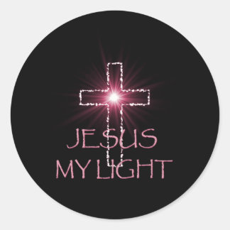My Light Classic Round Sticker