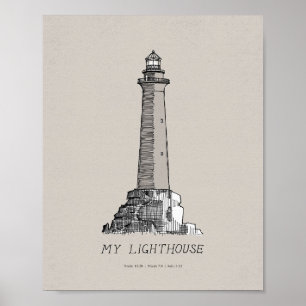 "My Lighthouse" - "I Am The Light of the World" Poster