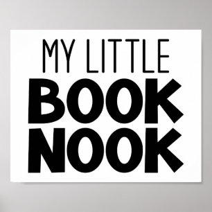 My Little Book Nook Reading Corner Poster