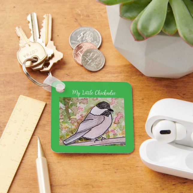 My Little Chickadee Kelly Green Keychain (Desk)