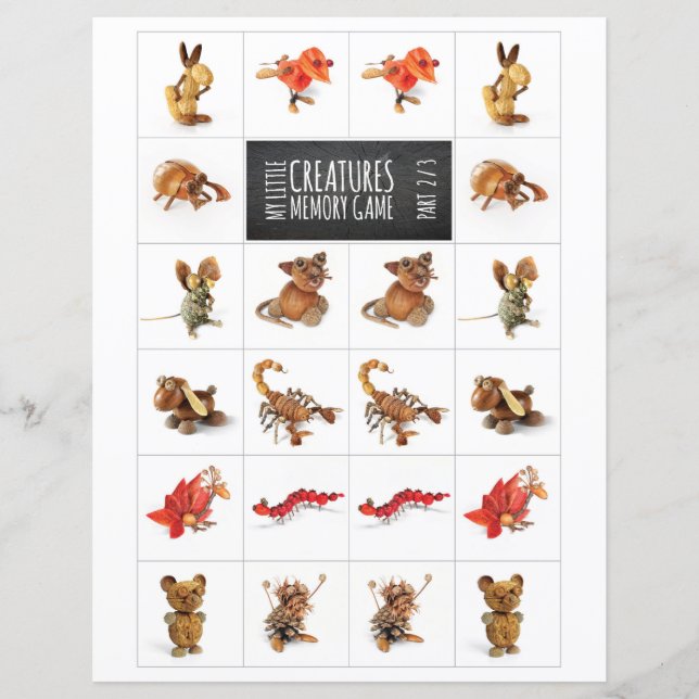 My Little Creatures Memory Game 2/3 (Front)