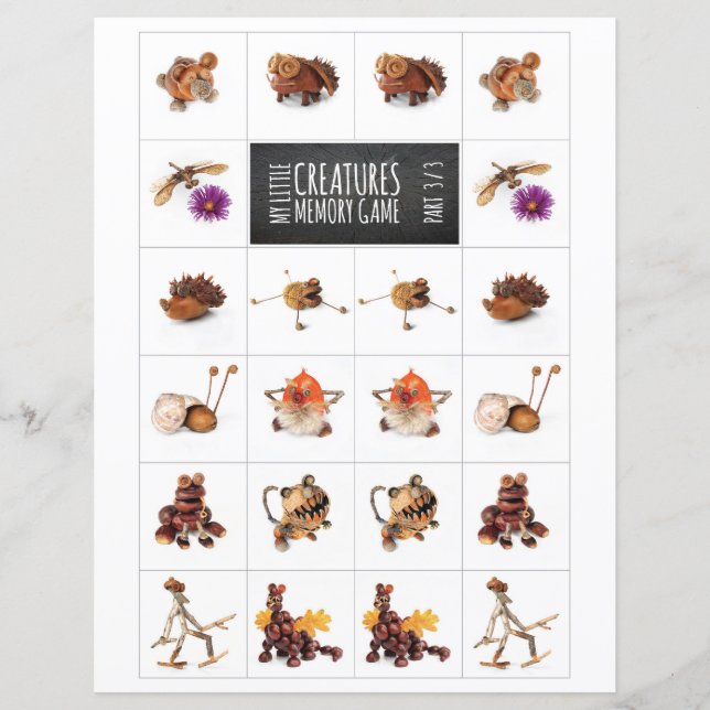 My Little Creatures Memory Game 3/3 (Front)