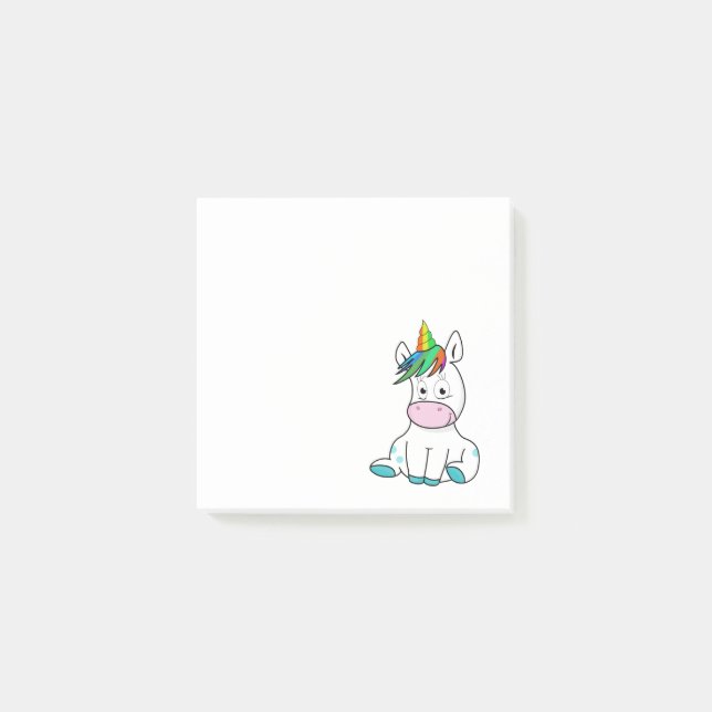 My little cute Unicorn Post-it Notes (Front)