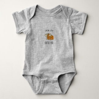 My little cutie pie baby bodysuit