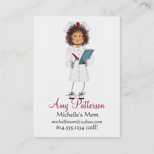 My Little Future Nurse Mommy Cards (Front)