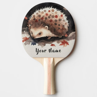 My little hedgehog friend "Dwarden" Ping Pong Paddle