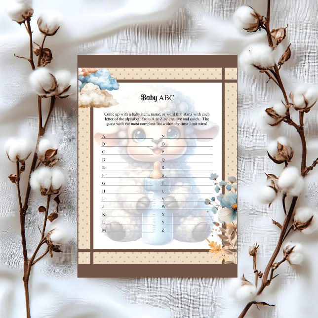 My Little Lamb_  Baby ABC Race Game Letterhead (Creator Uploaded)