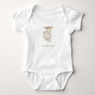 My Little Lamb Baby Bodysuit