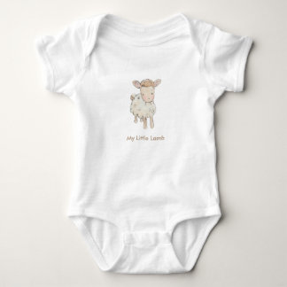 My Little Lamb Baby Bodysuit