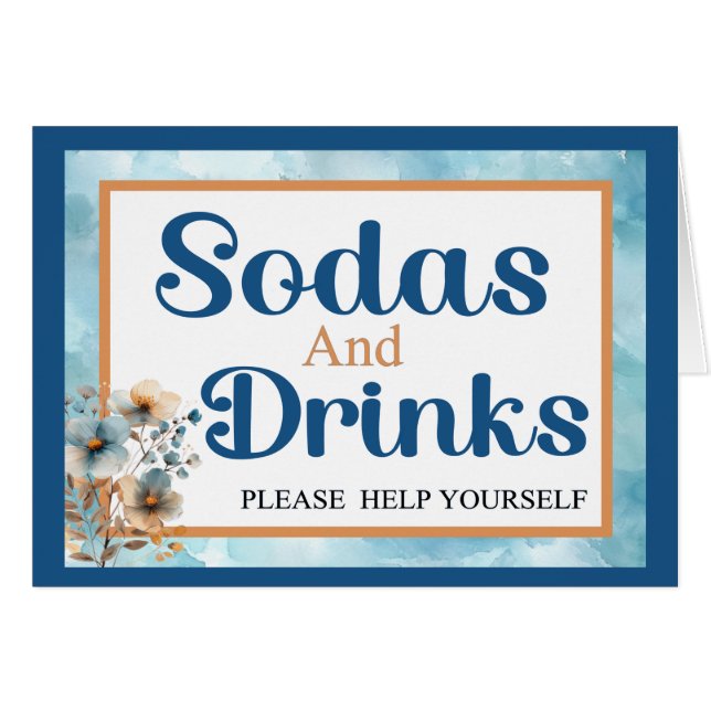 My Little Lamb_ Drinks Card (Front Horizontal)