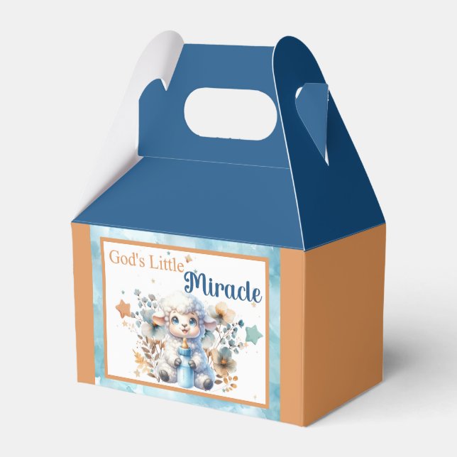 My Little Lamb Favour Boxes (Front Side)