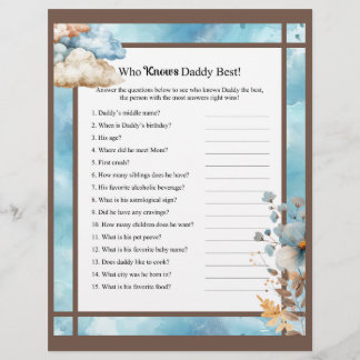 My Little Lamb_ Knows Daddy Best Game Letterhead
