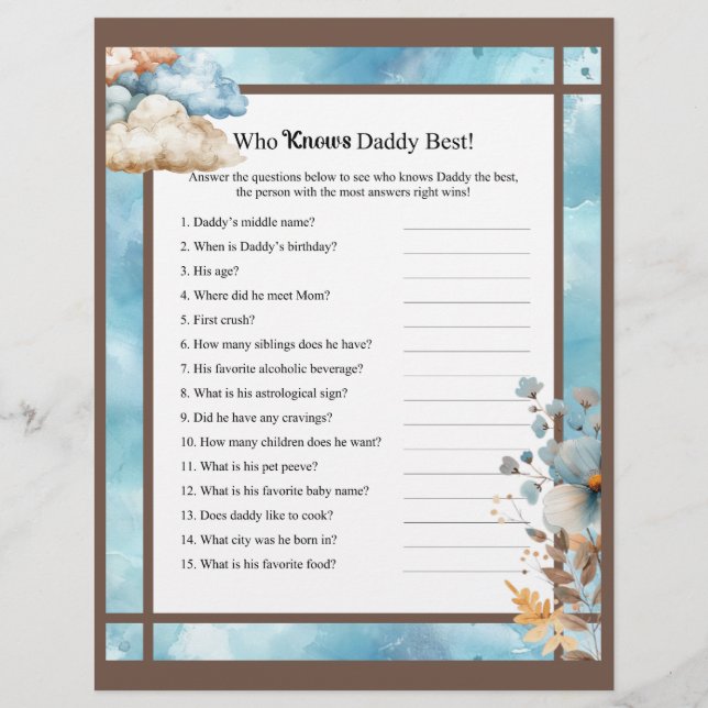 My Little Lamb_  Knows Daddy Best Game Letterhead (Front)