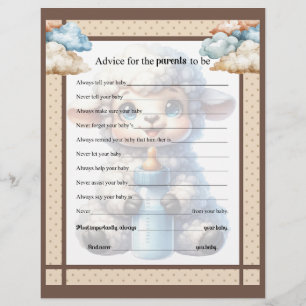 My Little Lamb _Parent Advice Letterhead