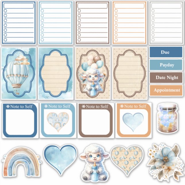 My Little Lamb Planner Sticker (Front)