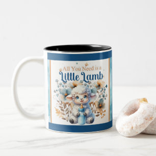 My Little Lamb Two-Tone Coffee Mug