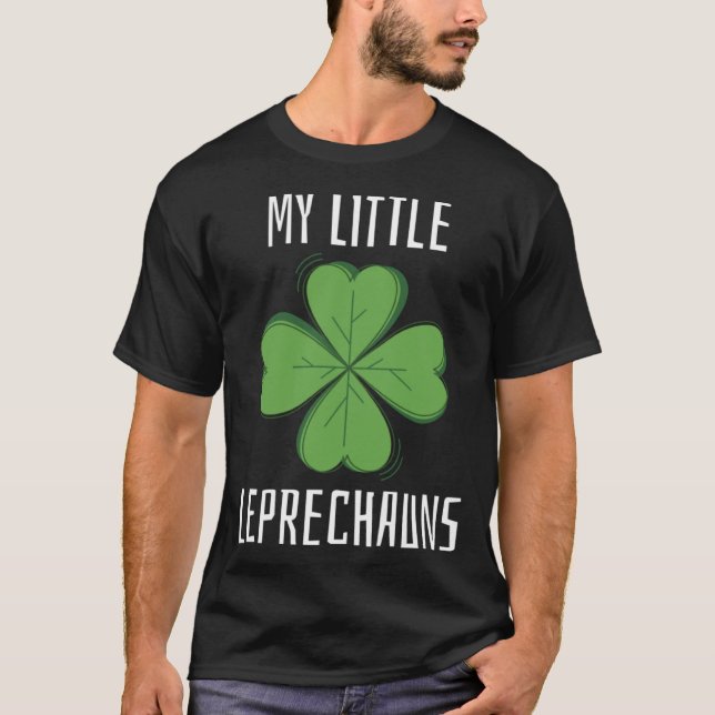 My Little Leprechauns Lucky Teacher St Patrick's D T-Shirt (Front)