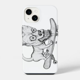 My little Lovely Dog - pencil drawing iPhone 14 Case