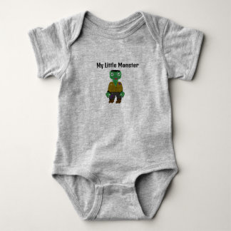 my little monster (Frankenstein ) Baby Bodysuit