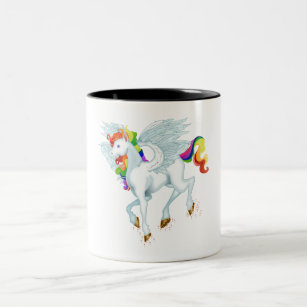 My Little Pony dream rainbow Pegasus Two-Tone Coffee Mug