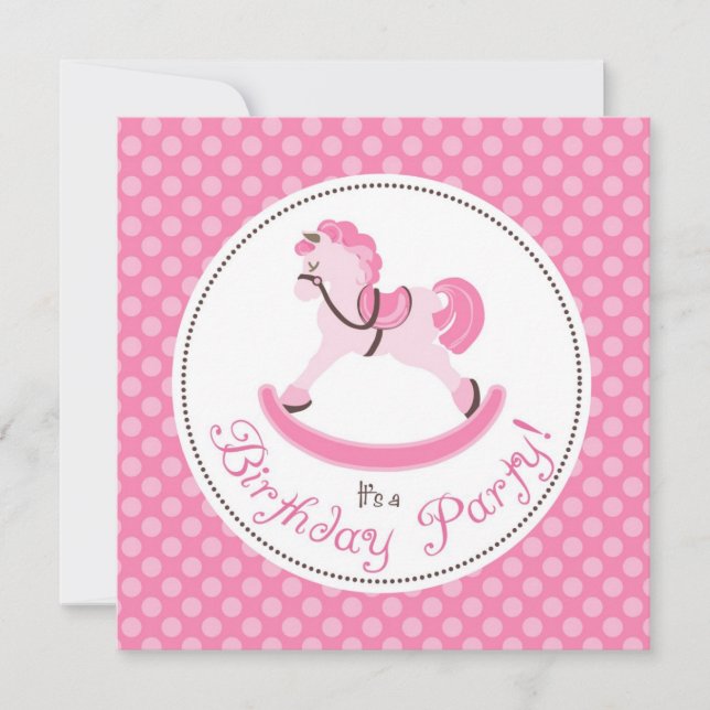 My Little Pony Invitation Square 5 (Front)