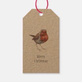 ‘My Little Robin’ Bird Christmas Gift Tags