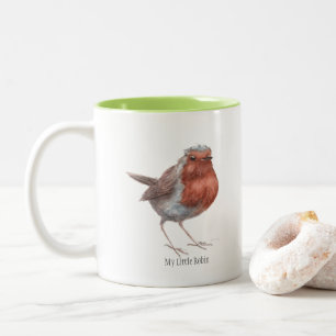 'My Little Robin' Two Toned Mug