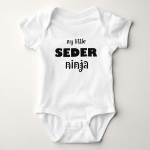 My little seder ninja baby bodysuit