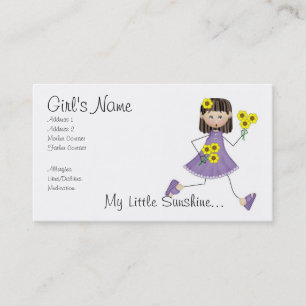 My Little Sunshine Mommy Card