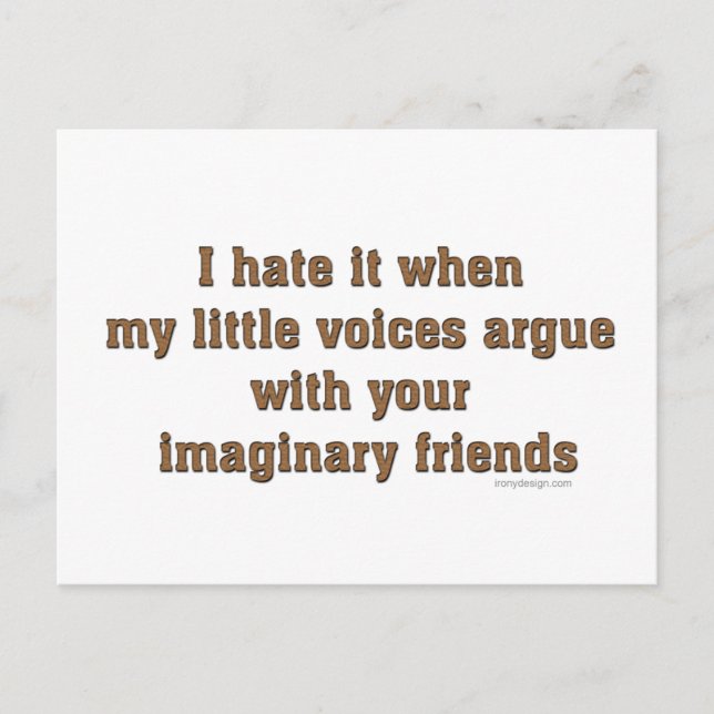 My Little Voices Postcard (Front)