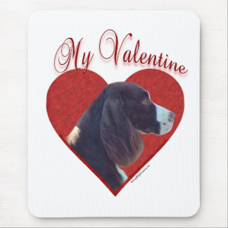 My Liver English Springer Spaniel Valentine Mouse Pad