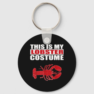 My Lobster Costume Funny Halloween Keychain