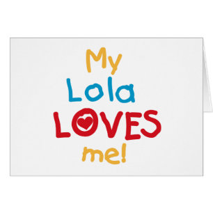 My Lola Loves Me T-shirts et cadeaux