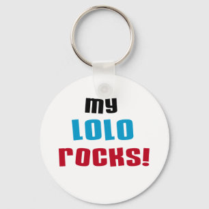 My Lolo Rocks T-shirts and Gifts Keychain