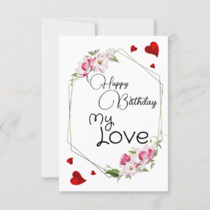 My Love  card