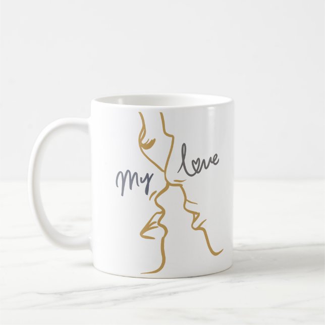 my love coffee mug (Left)