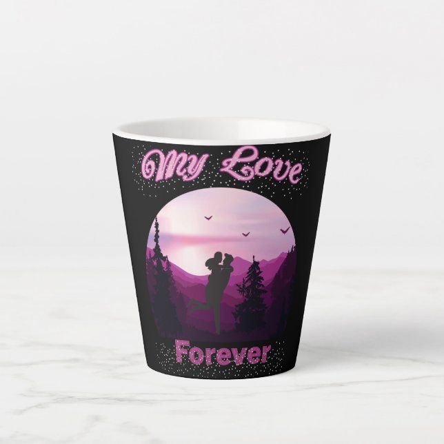 my love forever latte mug (Front)