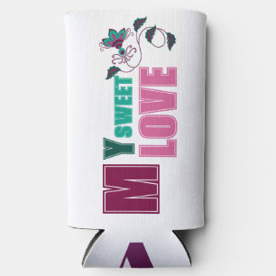 MY LOVE GIFT FOR GIRLFRIEND, WIFE, HUSBAND SELTZER CAN COOLER