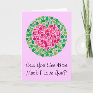 My Love is Colour Blind, Can You See How Much I... Holiday Card