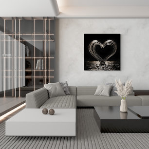 My Love Is Deep Canvas Print