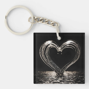 My Love Is Deep Keychain