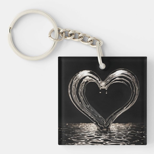 My Love Is Deep Keychain (Front)