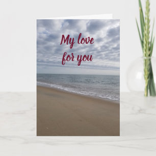 ***MY LOVE IS DEEPER THAN THE OCEAN*** LOVE CARD